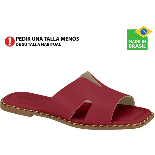BEIRA RIO  de Mujer modelo Sandalia Flat Mujer 8506 cerezas sintéticos mujer 2025090421513095019 Sintético Pvc