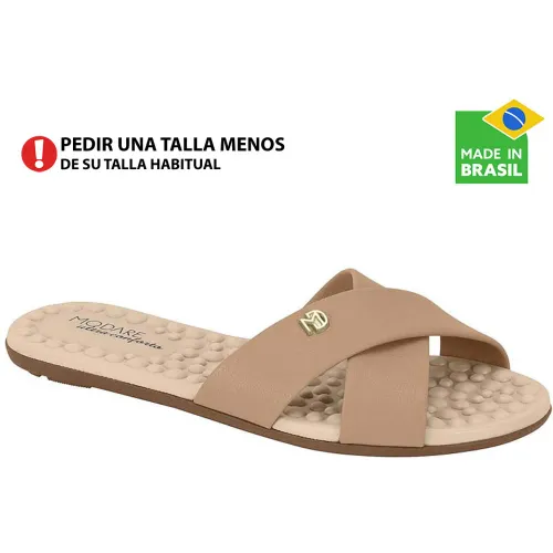 MODARE  de Mujer modelo Sandalia Flat Mujer 7163 nudes sintéticos mujer 2025090421513195955 Sintético Pvc