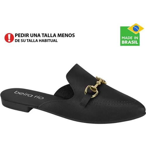 BEIRA RIO Negro de Mujer modelo Sueco Mujer 4134 negros sintéticos mujer 2025090504322168773 Sintético Pvc