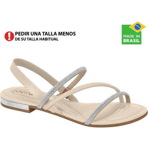 BEIRA RIO Marfil de Mujer modelo Sandalia Flat Mujer 8263 cremas sintéticos mujer 2025090504322269361 Sintético Pvc