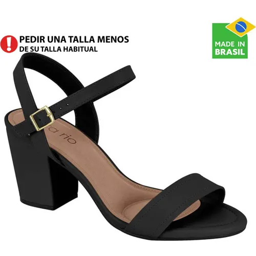 BEIRA RIO Negro de Mujer modelo Sandalia Vestir Mujer 8280 negros sintéticos mujer 2025090504322269382 Sintético Pvc