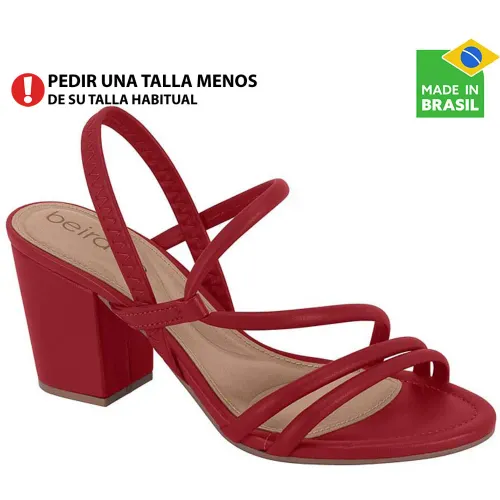 BEIRA RIO  de Mujer modelo Sandalia Vestir Mujer 8280 cerezas sintéticos mujer 2025090504322269445 Sintético Pvc