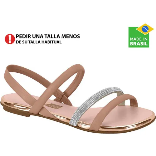 BEIRA RIO  de Mujer modelo Sandalia Flat Mujer 8367 nudes sintéticos mujer 2025090504322269886 Sintético Pvc