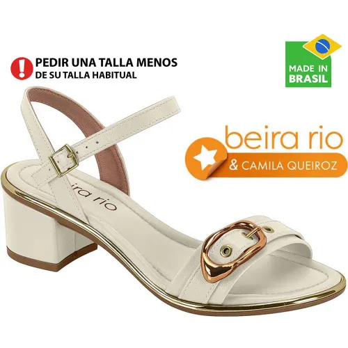BEIRA RIO Blanco de Mujer modelo Sandalia Vestir Mujer 8379 sintéticos mujer 2025090504322270096 Sintético Pvc