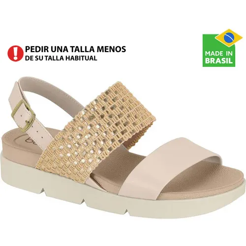 BEIRA RIO Marfil de Mujer modelo Sandalia Mujer 8387 cremas sintéticos mujer 2025090504322270159 Sintético Pvc