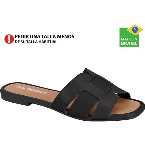 MOLECA Negro de Mujer modelo Sandalia Flat Mujer 5435 negros sintéticos mujer 2025090504424320396 Sintético Pvc