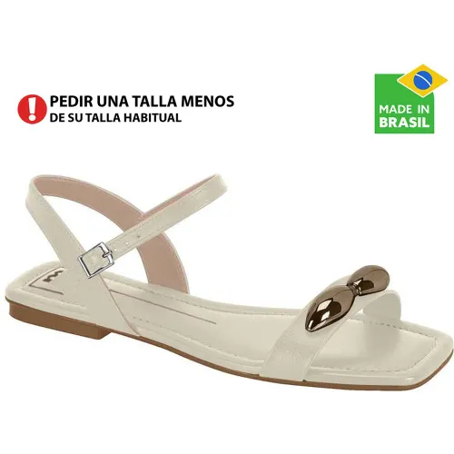 MOLECA Blanco de Mujer modelo Sandalia Flat Mujer 5462 sintéticos mujer 2025090504424320501 Sintético Pvc