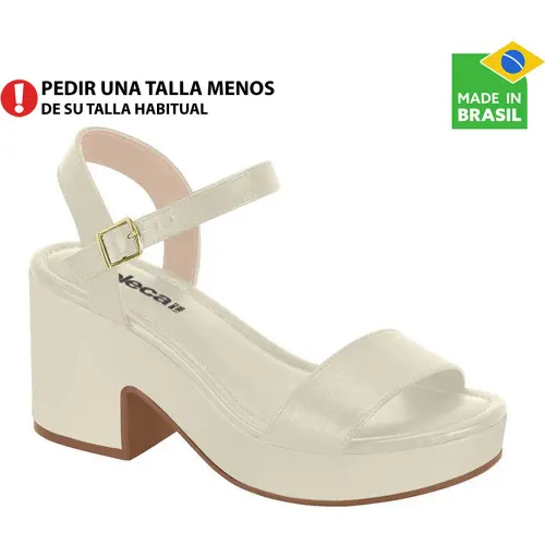 MOLECA Blanco de Mujer modelo Sandalia Plataforma Mujer 5549 sintéticos mujer 2025090504424320795 Sintético Pvc