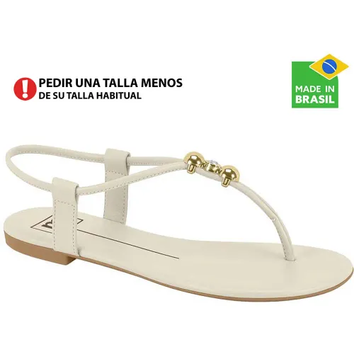 MOLECA Blanco de Mujer modelo Sandalia Flat Mujer 5557 sintéticos mujer 2025090504424320900 Sintético Pvc