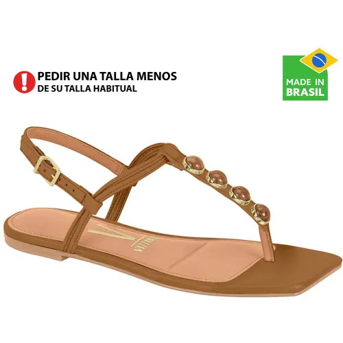 VIZZANO  de Mujer modelo Sandalia Flat Mujer 6513 cameles sintéticos mujer 2025090504563172218 Sintético Pvc