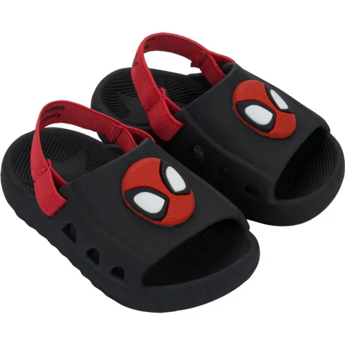 Spiderman Negro de Bebito modelo Sandalia Ojota Bebito Spiderman 2gav020 negros rojos rojas roja bebito 2025090507151374617 Sin plantilla Sintético