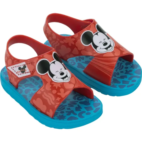 Mickey Celeste de Bebito modelo Sandalia Ojota Bebito Mickey 2mkv830 celestes rojos bebito 2025090507151375847 Sin plantilla Sintético