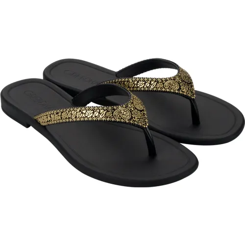 Grendha Negro de Mujer modelo Sandalia Tijera Mujer Grendha 2gdo460 negros mujer 2025090508005408437 Sin plantilla Sintético