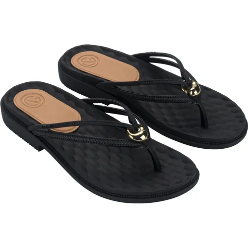 Grendha Negro de Mujer modelo Sandalia Tijera Mujer Grendha 2gdo480 negros mujer 2025090508005408701 Sin plantilla Sintético