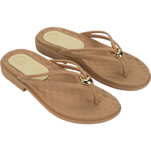 Mujer Grendha Beige Sandalia Tijera Mujer Grendha 2gdo480