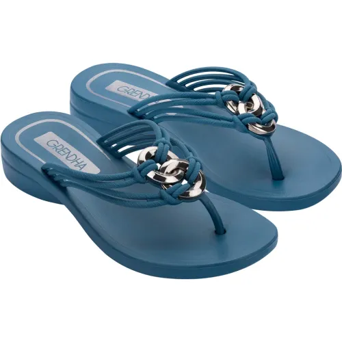 Grendha Azul de Mujer modelo Sandalia Mujer Grendha 2gdg390 aceros mujer 2025090508085766207 EVA Sintético