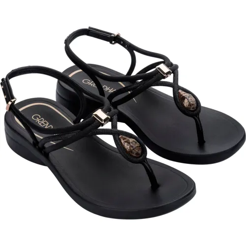 Grendha Negro de Mujer modelo Sandalia Taco Mujer Grendha 2gdd400 negros mujer 2025090508085766231 EVA Sintético