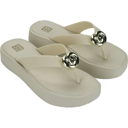 Zaxy Marfil de Mujer modelo Sandalia Plataforma Mujer Zaxy 2gzo380 huesos mujer 2025090508085766543 Sin plantilla Sintético