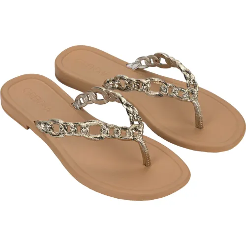 Mujer Grendha Beige Sandalia Tijera Mujer Grendha 2gdv890