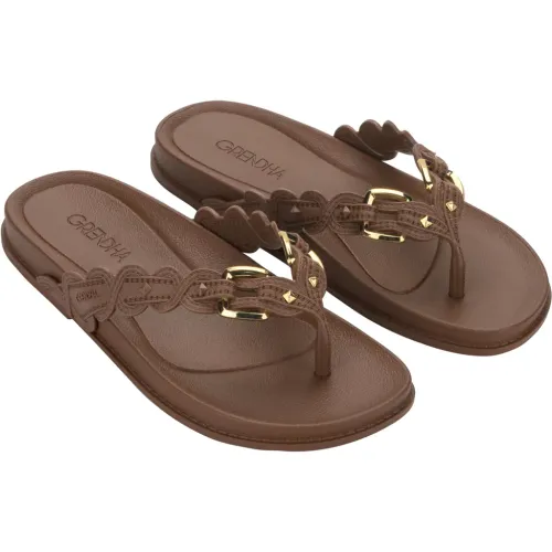 Mujer Grendha Marron Sandalia Tijera Mujer Grendha 2gdv590