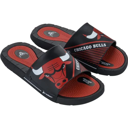 CHICAGO BULLS Negro de Hombre modelo Sandalia Banda Hombre Chicago Bulls 2nba120 negros rojos rojas roja sintéticos hombre 2025090508292220292 Sintético Sintético