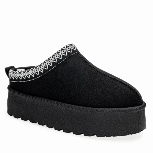 Platanitos Negro de Mujer modelo Scchun Alaska negros textiles mujer 2025090515484776340 Textil Sintético