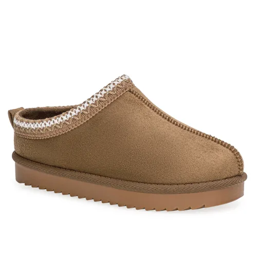 Platanitos Beige de Mujer modelo Sueco Dama Sc Madrid textiles mujer 2025090515484776736 Textil Sintético