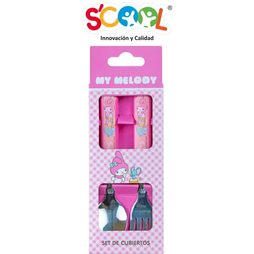 Scool  modelo Set Cubiertos Acero Inoxidable My Melody 2025090602514964145  
