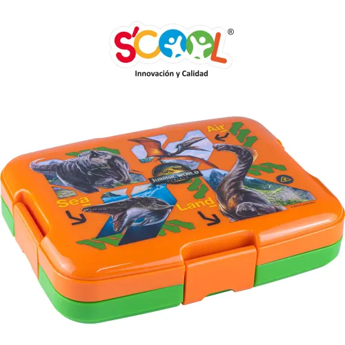 Scool  modelo Taper Bento Con División 4 Broches 1 Lt Jurassic 2025090602514964181  
