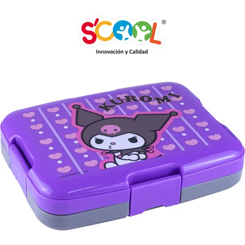 Scool  modelo Taper Bento Con División 4 Broches 1 Lt Kuromi 2025090602514964184  
