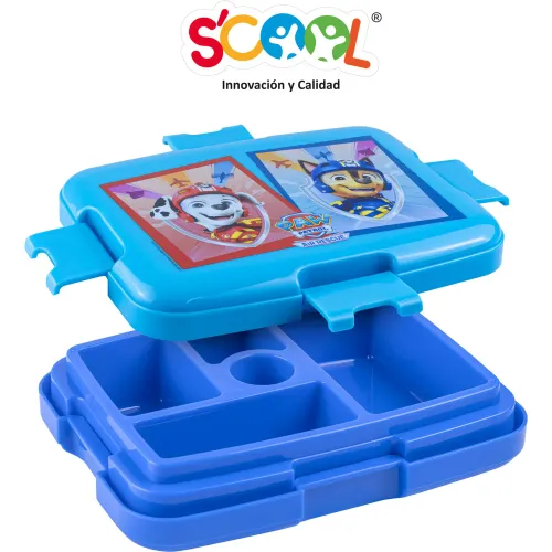 Scool Taper Bento Con División 4 Broches 1 Lt Paw Patrol