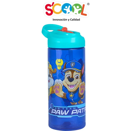 Scool Tomatodo Con Caña 450ml Pp Kombat Paw Patrol