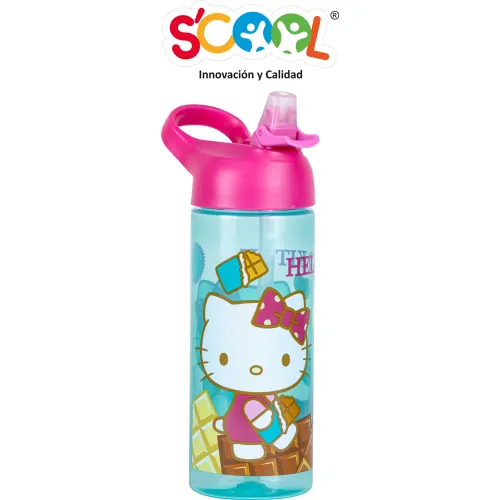 Scool Tomatodo Dlx Con Caña 600ml Pp Ranger Hello Kitty