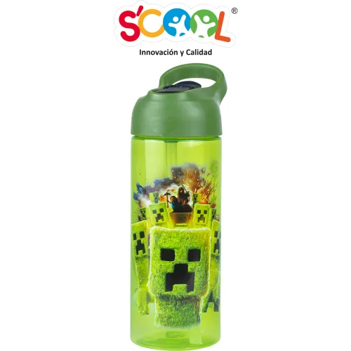 Scool  modelo Tomatodo Dlx Con Caña 600ml Pp Ranger Minecraft 2025090602514964259  