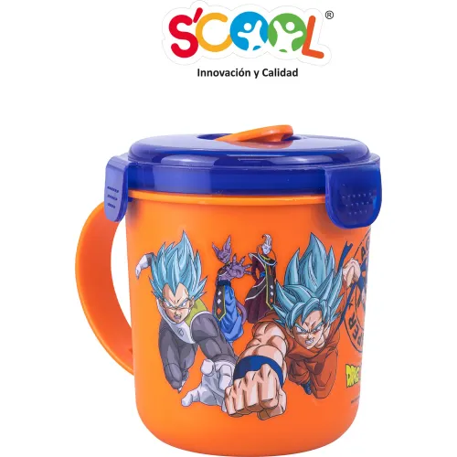 Scool Vaso Snack Pp Con Cuchara 500ml Dragon Ball