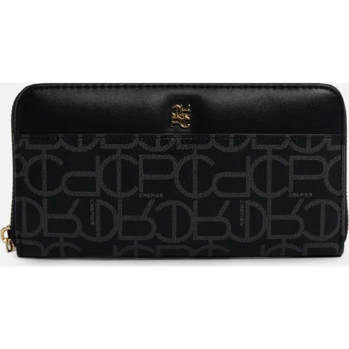 CREPIER Negro de Mujer modelo Billetera Mujer Minerva Grande mujer 2025090602521788985  