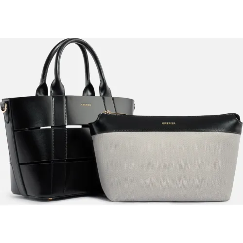 CREPIER Bolso Mujer Satchel Ayse Mediano