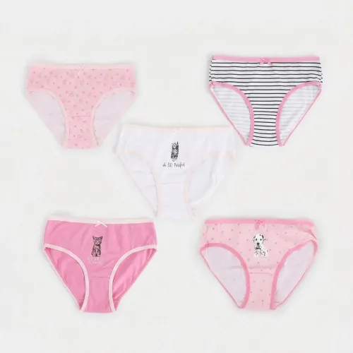 Kayser Pack 5 Trusa Bikini Juvenil P516.185-Ros3