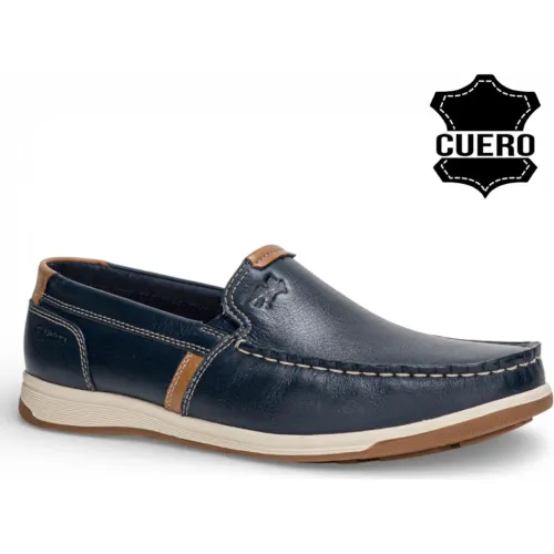 Calimod Azul de Hombre modelo Mocasin Casual Hombre 1cm100 azules textiles hombre 2025090817124880225 Textil Caucho