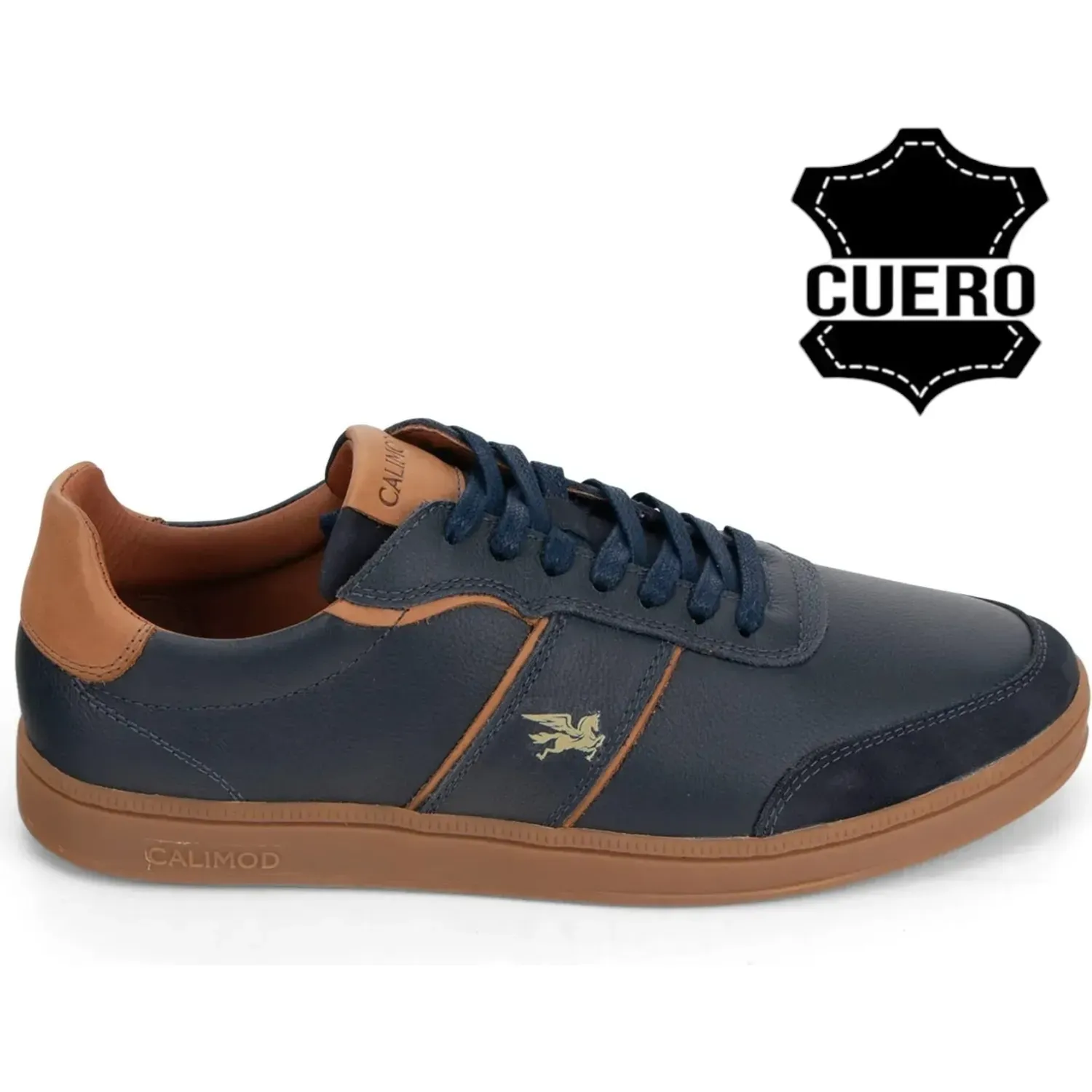 Zapatilla Calimod Casual Hombre 1uis00 color azul | Platanitos