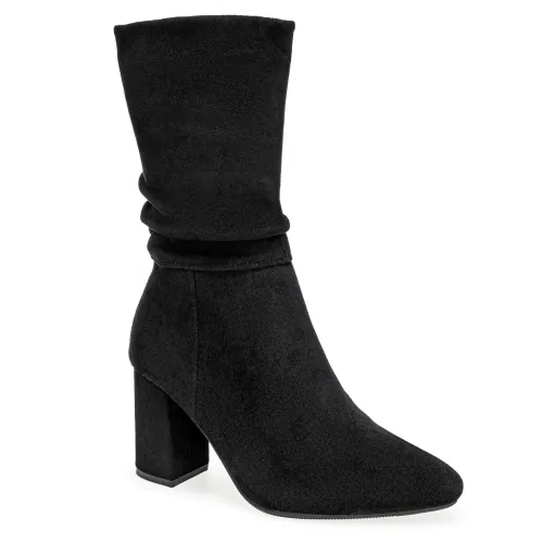 Platanitos Negro de Mujer modelo Bota Dama Bmv Onelia negros textiles mujer 2025090911132736407 Textil Sintético