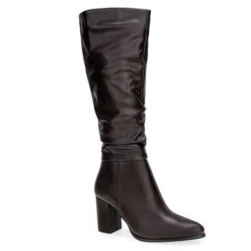 Platanitos  de Mujer modelo Bota Dama Bv Irma textiles mujer 2025090911132736479 Textil Sintético