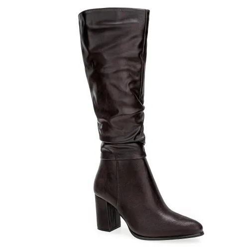 Platanitos  de Mujer modelo Bota Dama Bv Irma textiles mujer 2025090911132736479 Textil Sintético