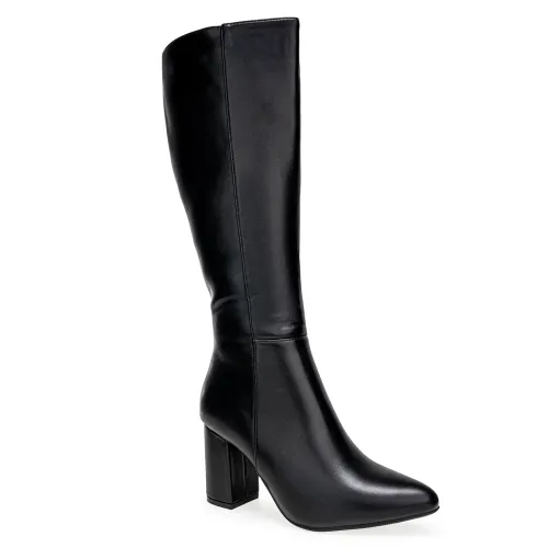 Platanitos Negro de Mujer modelo Bota Dama Bv 2a27-1 negros sintéticos mujer 2025090911132736533 Sintético Sintético