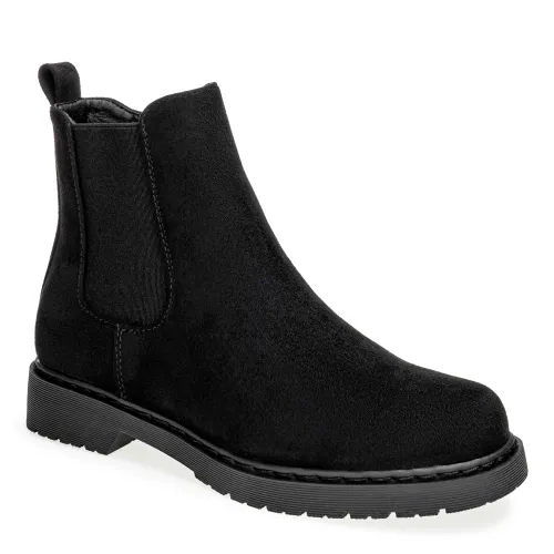 Platanitos Negro de Mujer modelo Botin Dama Btf Bruna negros sintéticos mujer 2025090911132736623 Sintético Sintético