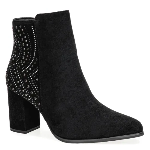 Platanitos Negro de Mujer modelo Botin Dama Btv Star negros sintéticos mujer 2025090911132736731 Sintético Sintético