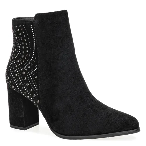 Platanitos Negro de Mujer modelo Botin Dama Btv Star negros sintéticos mujer 2025090911132736731 Sintético Sintético