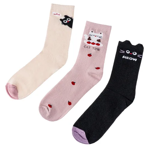 LIMONI  de Mujer modelo Set X 3 Prs Medias A Media Pantorrilla Dama Nina mujer 2025090915452416960  