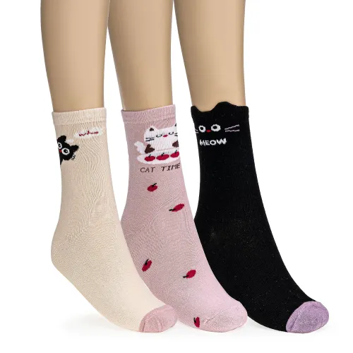 LIMONI  de Mujer modelo Set X 3 Prs Medias A Media Pantorrilla Dama Nina mujer 2025090915452416960  