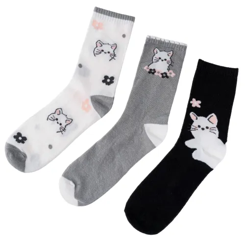 LIMONI  de Mujer modelo Set X 3 Prs Medias A Media Pantorrilla Dama Nala mujer 2025090915452416963  